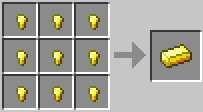 Crafting Gold Ingot