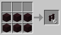 Crafting Nether Brick Fence