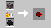 Crafting Redstone Dust