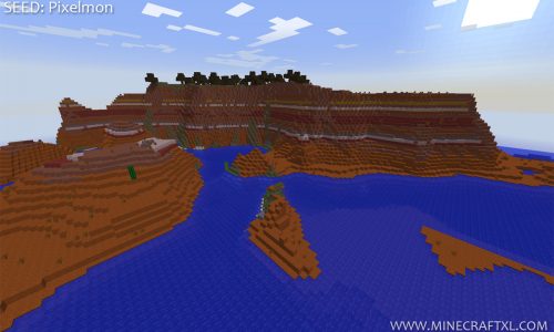 Minecraft 1.7.2 Mesa Spawn Seed