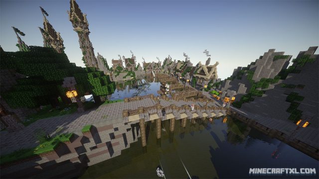 Aerlond Fantasy City Map