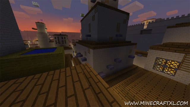 Assassins Creep Parkour Map for Minecraft