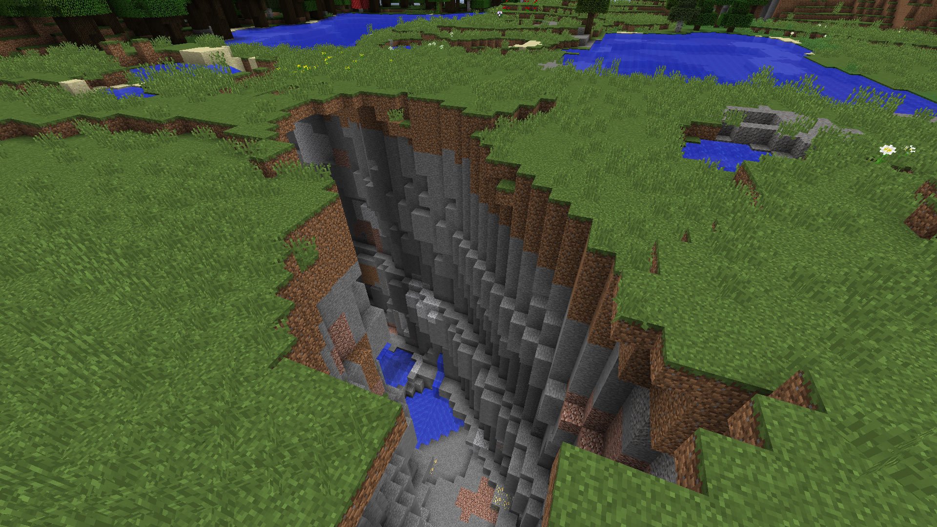 Awesome Gold Ravine Seed for Minecraft 1.8: 1111