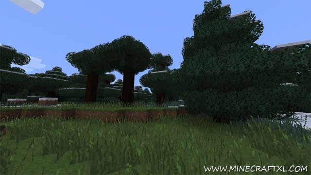 Better grass and leaves mod
