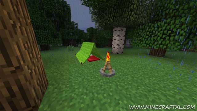 Camping Mod for Minecraft