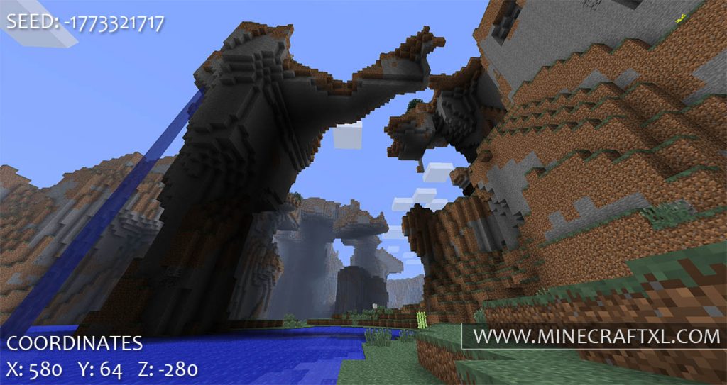 Minecraft Large Natural Canyons Seed: -1773321717 - Minecraft XL