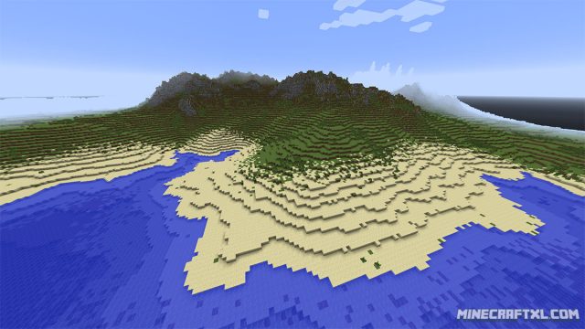 Coastal Mountains Minecraft Map