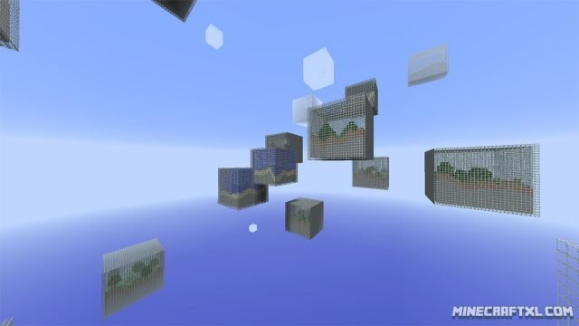 Cube World Generator Mod for Minecraft