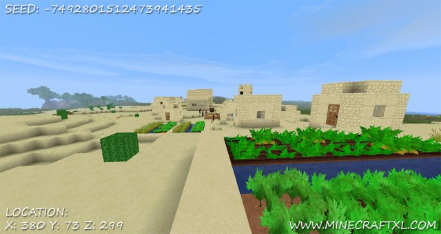 Minecraft Desert Village Seed