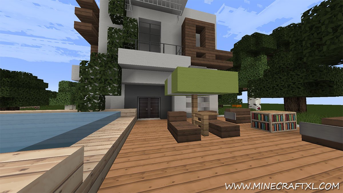 скачать текстуры для майнкрафт 1.6.4 modern house #8