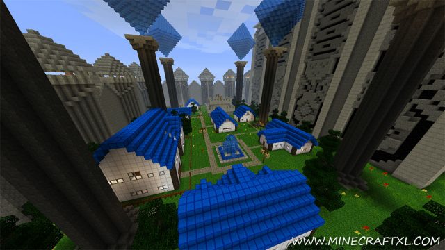 Kingdom of the Sky Map for Minecraft