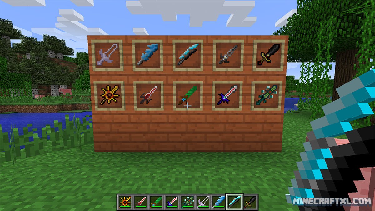 Ore Swords Mod 1.7.10. This mod adds swords that are made of…