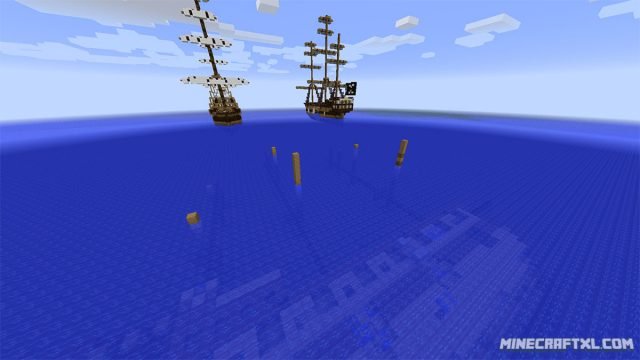 SUPER Pirate Battle Royale Minecraft PVP Map