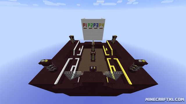 Super Craft Bros Brawl Map for Minecraft