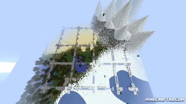 Temple Run Map for Minecraft