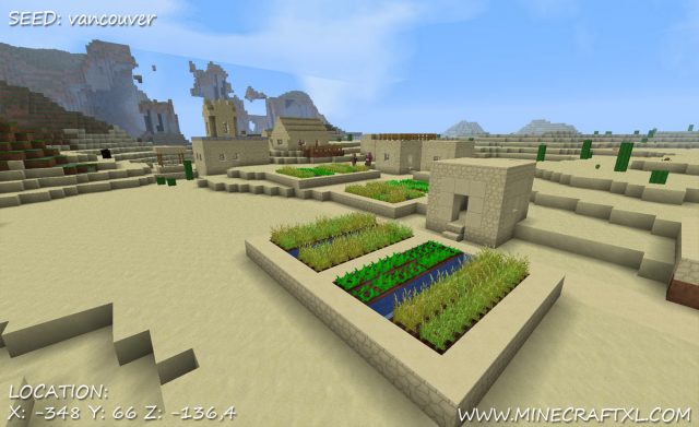 Minecraft Desert Village Seed