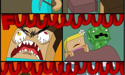 Funny Minecraft comic