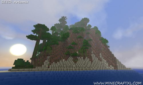 Minecraft Giant Survival Island Seed