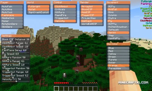 minecraft hacked client 1.7.10