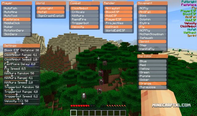 Matix Minecraft Hack for 1.9