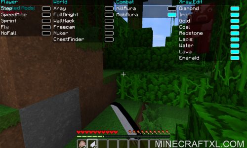 GamerHax hacked client for Minecraft