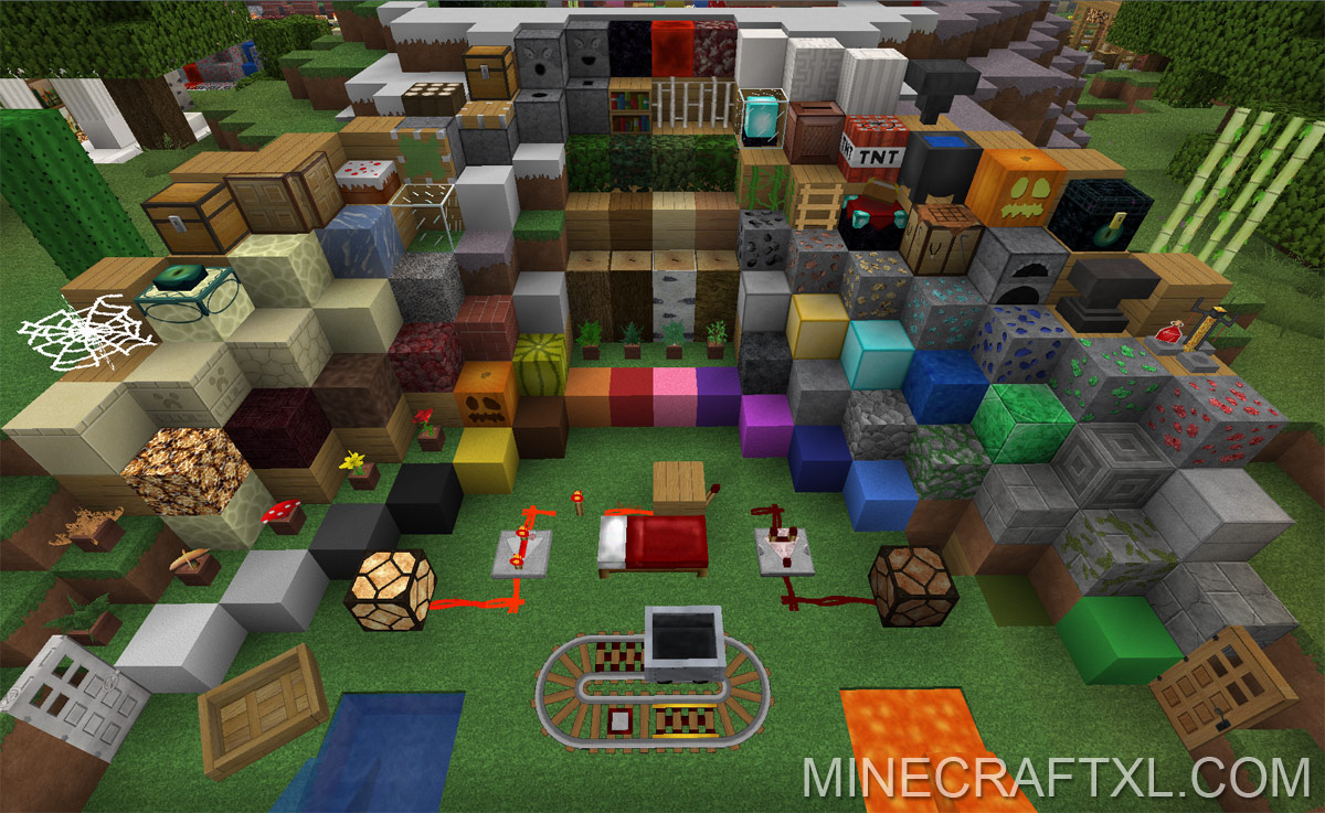 Текстуры для игры Minecraft 1.9