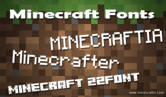 Top 3 Best Minecraft Fonts with Download - MinecraftXL