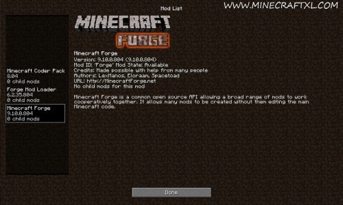 Minecraft Forge Mod Loader