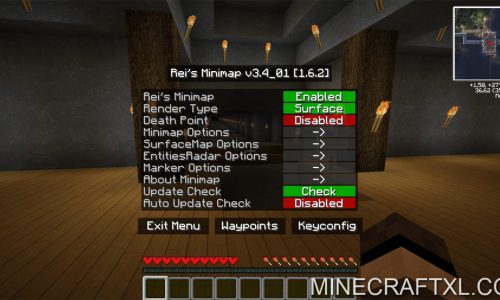 Rei´s Minimap Mod for Minecraft