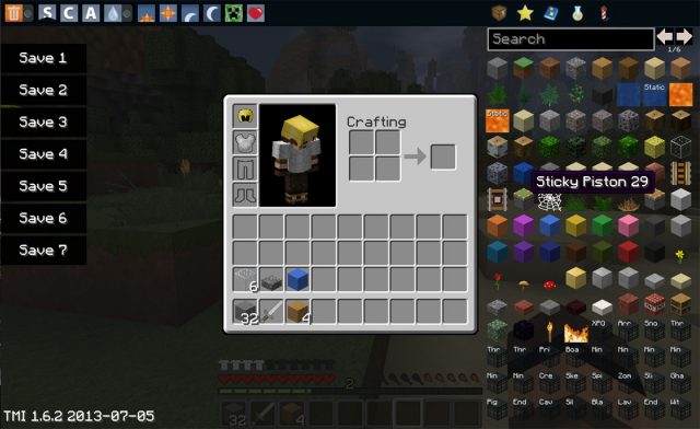 Too Many Items Mod for Minecraft