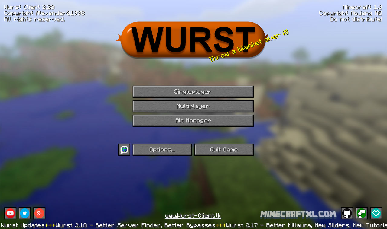 how to get premium alts for wurst hack client