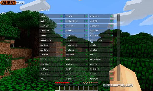 Wurst Client Minecraft Hack