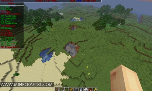 minecraft hacked client spawn items multiplayer